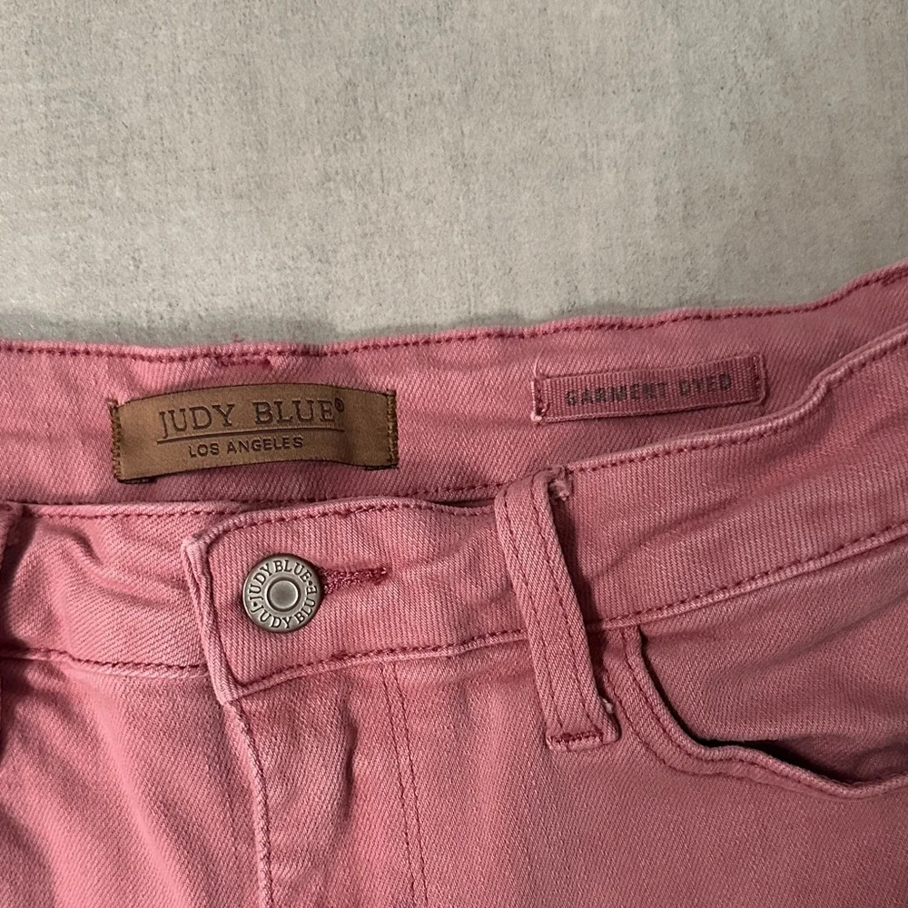 EUC WIRN x 1. Judy Blue Mauve Wide Leg Jeans - Picture 2 of 6